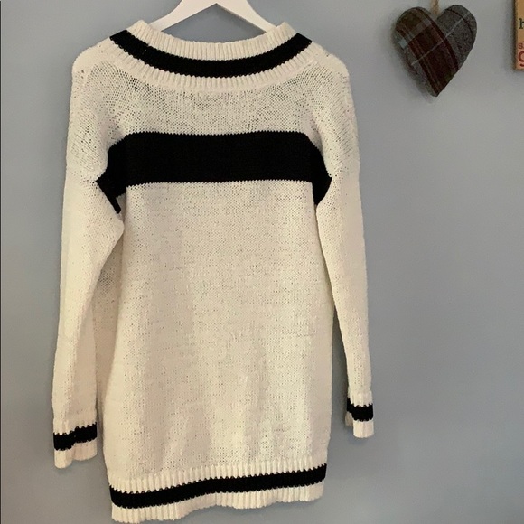 KENDALL & KYLIE oversized cotton varsity sweater - Picture 6 of 7